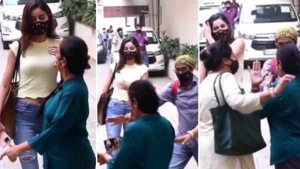 महिला फैन से दूर जाने को कहती है अनन्या की टीम