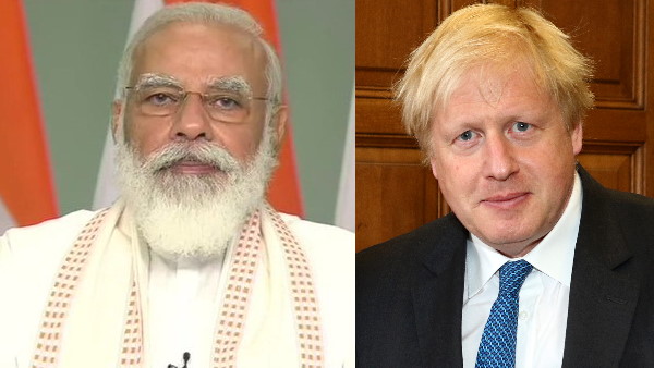 PM Modi spoke to UK Prime Minister Boris Johnson on the phone PM Modi spoke to UK Prime Minister Boris Johnson on the phone