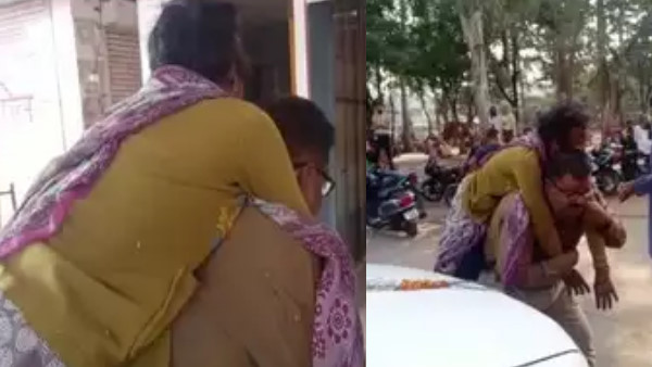 Jabalpur Accident : 57-year-old ASI seated injured woman and rushed to hospital Jabalpur Accident : 57-year-old ASI seated injured woman and rushed to hospital
