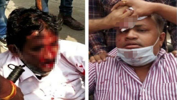 Lathicharge in election of Mayor of Kota South Municipal Corporation Lathicharge in election of Mayor of Kota South Municipal Corporation