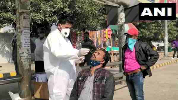 Random rapid testing found 9 people positive cases in noida Random rapid testing found 9 people positive cases in noida