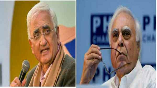 Salman Khurshid, who has been vocal on dissidents like Kapil Sibal, said - who are not blind Salman Khurshid, who has been vocal on dissidents like Kapil Sibal, said - who are not blind