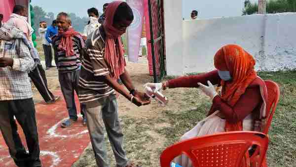up by election 2020: voting started on 7 assembly seats with social distancing up by election 2020: voting started on 7 assembly seats with social distancing