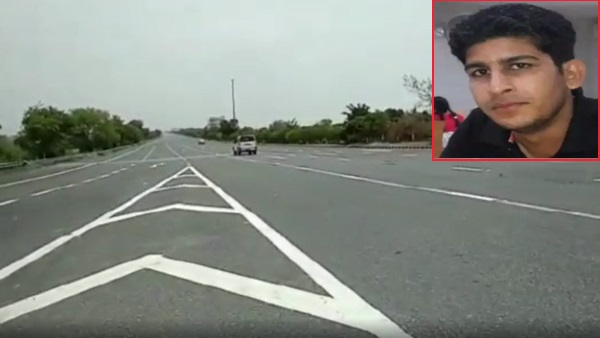 policeman lost life in accident at yamuna expressway mathura policeman lost life in accident at yamuna expressway mathura