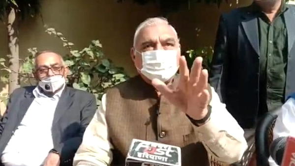 Ex CM of haryana Bhupinder Hooda targets on BJP-JJP govt over farmers protest Ex CM of haryana Bhupinder Hooda targets on BJP-JJP govt over farmers protest