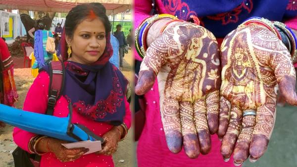 मेहंदी रचे हाथों से काउंंसलिंग में पहुंची दुल्हन