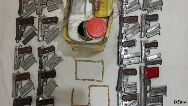 Haryana Police busts illegal arms manufacturing unit in uttar pradesh Haryana Police busts illegal arms manufacturing unit in uttar pradesh