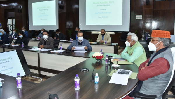 CM Trivendra Rawat meeting with officers of preparation of Kumbh CM Trivendra Rawat meeting with officers of preparation of Kumbh