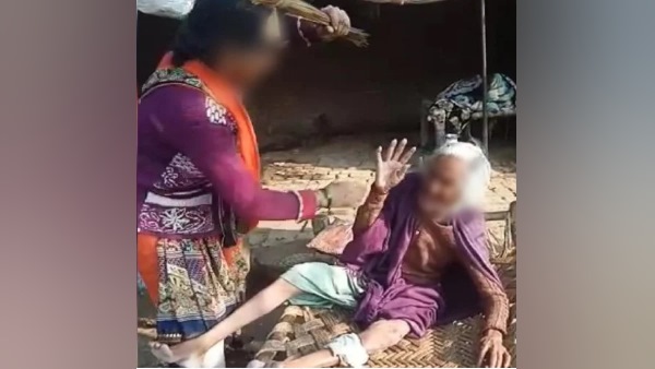 elderly woman thrashed by daughter in law in agra video viral elderly woman thrashed by daughter in law in agra video viral