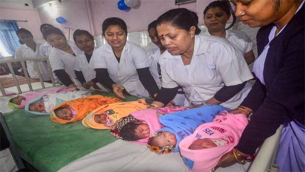 यूनीसेफ ने अनुमानित 3,71,504 बच्चों के जन्म की भविष्यवाणी की थी