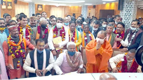 Ten candidates of BJP filed nomination for UP legislative council election Ten candidates of BJP filed nomination for UP legislative council election