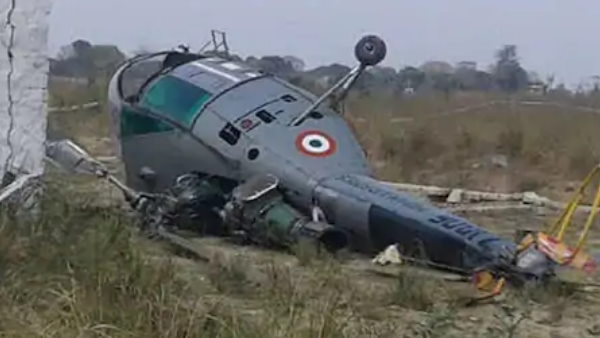 A army helicopter crashed in Kathua, Jammu and Kashmir A army helicopter crashed in Kathua, Jammu and Kashmir