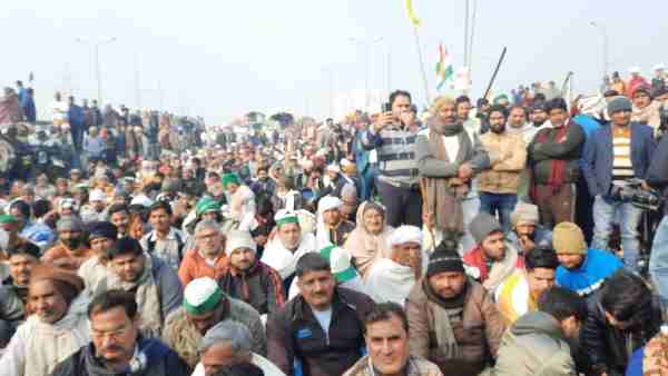 किसान वापस पहुंचने लगे प्रदर्शन स्थल