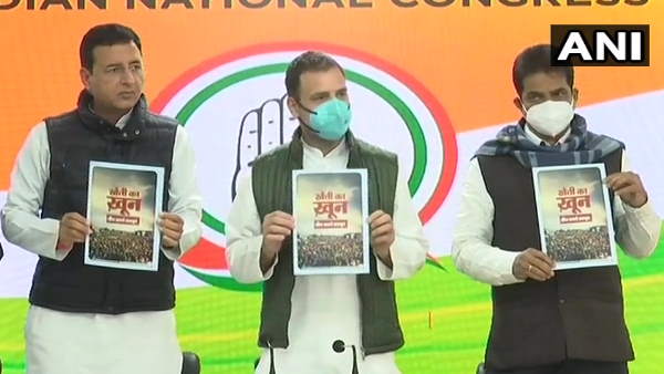 farmers protest rahul gandhi press conference over Farm Laws releases a booklet farmers protest rahul gandhi press conference over Farm Laws releases a booklet