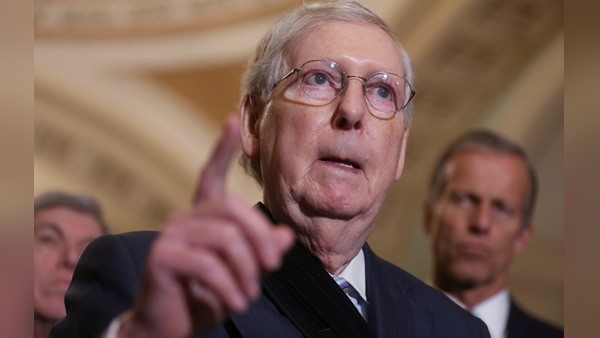Republican leader McConnell claims President and other powerful people provoke mob Republican leader McConnell claims President and other powerful people provoke mob