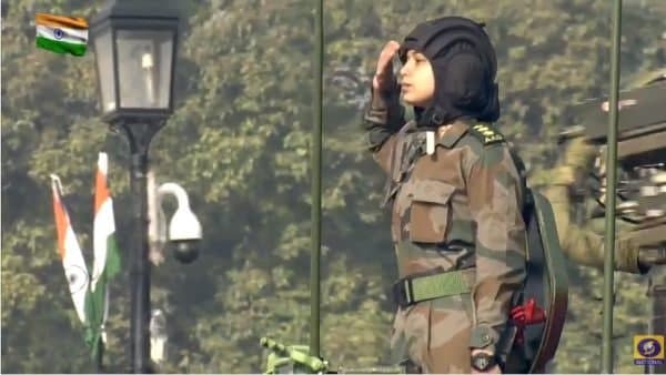 प्रीति एनसीसी स्क्वाड्रन की पूर्व कैडेट
