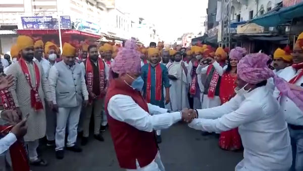 Rajasthan Mines and Gopalan Minister Pramod Jain Bhaya Dance Viral Video Rajasthan Mines and Gopalan Minister Pramod Jain Bhaya Dance Viral Video
