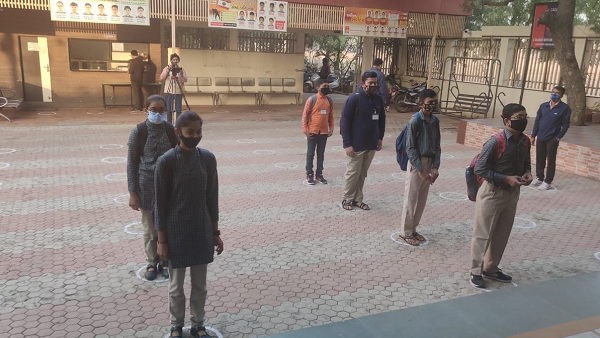 reopen in Gujarat for students of Classes 10 & 12 after a gap of nearly 10 months reopen in Gujarat for students of Classes 10 & 12 after a gap of nearly 10 months