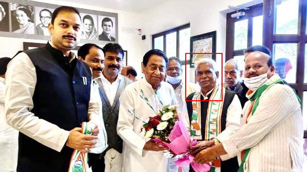 politician who had pledged to spread Nathuram Godses message to people joined Congress in MP politician who had pledged to spread Nathuram Godses message to people joined Congress in MP