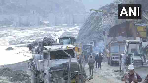 Two bodies have been recovered from the slush of the main tunnel at Tapovan Two bodies have been recovered from the slush of the main tunnel at Tapovan