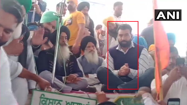 Lakha Sidhana an accused in Jan 26 Delhi violence, was seen at a farmers rally in Bathinda Lakha Sidhana an accused in Jan 26 Delhi violence, was seen at a farmers rally in Bathinda