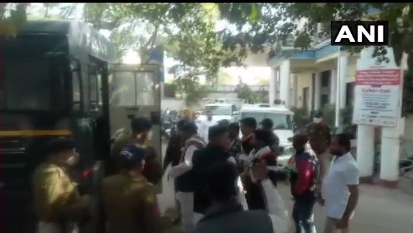 Madhya Pradesh Congress protests, former minister PC Sharma arrested Madhya Pradesh Congress protests, former minister PC Sharma arrested
