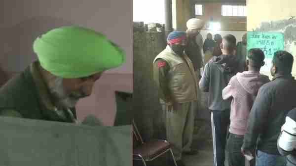Punjab local body elections: State Health Minister Balbir Singh Sidhu casts his vote Punjab local body elections: State Health Minister Balbir Singh Sidhu casts his vote