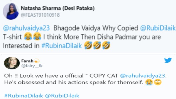 राहुल ने पहनी रुबीना की टी-शर्ट?