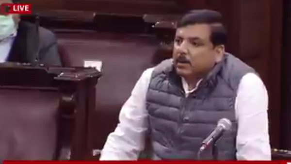 AAP MP Sanjay Singh targets Modi government, says this is a government selling country AAP MP Sanjay Singh targets Modi government, says this is a government selling country