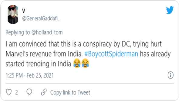 Narendra Modi stadium:Tom Holland an English historian and cricketer made a satire on Twitter, raising fears of Spider-Mans boycott Narendra Modi stadium:Tom Holland an English historian and cricketer made a satire on Twitter, raising fears of Spider-Mans boycott
