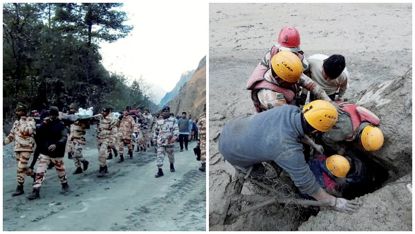 टनल में फंसे लोगों के लिए राहत और बचाव कार्य जारी