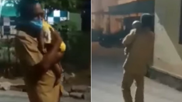 केरल पुलिस ने शेयर किया वीडियो