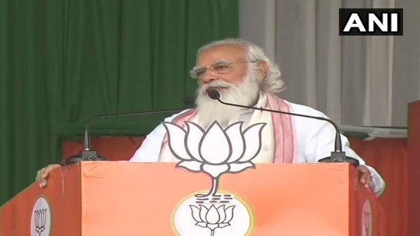 Assam Assembly Elections 2021 Prime Minister Narendra Modi in Chabua Assam Assembly Elections 2021 Prime Minister Narendra Modi in Chabua