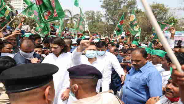 bihar band rjd protest against vidhansabha hungama bihar band rjd protest against vidhansabha hungama