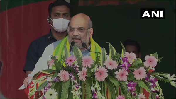 Assam election 2021:Taking a dig at Rahul, Amit Shah has said that Black Mountain Badruddin Ajmal can never be identity of Assam Assam election 2021:Taking a dig at Rahul, Amit Shah has said that Black Mountain Badruddin Ajmal can never be identity of Assam