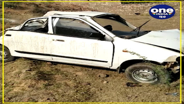 Three people died in car truck accident on the way of Kaila Devi dholpur Three people died in car truck accident on the way of Kaila Devi dholpur