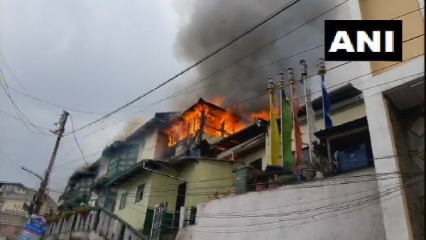 fire in Darjeeling fire in Darjeeling