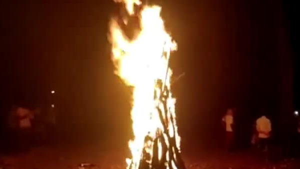 Three children no more in fire during holi festival Three children no more in fire during holi festival