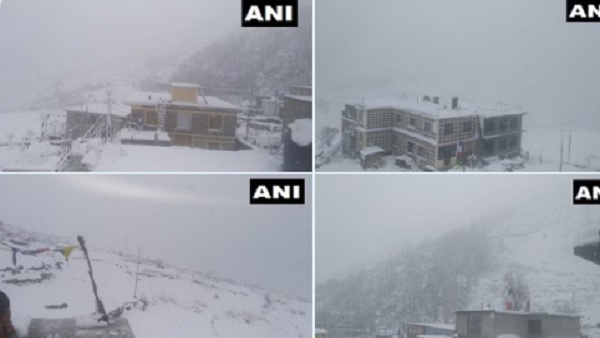 हल्की से मध्यम बारिश हुई