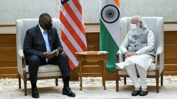 PM Modi meets US defence secretary Lloyd Austin PM Modi meets US defence secretary Lloyd Austin