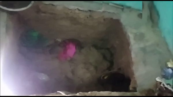 Three human skeletons in a house in Panipat at haryana Three human skeletons in a house in Panipat at haryana