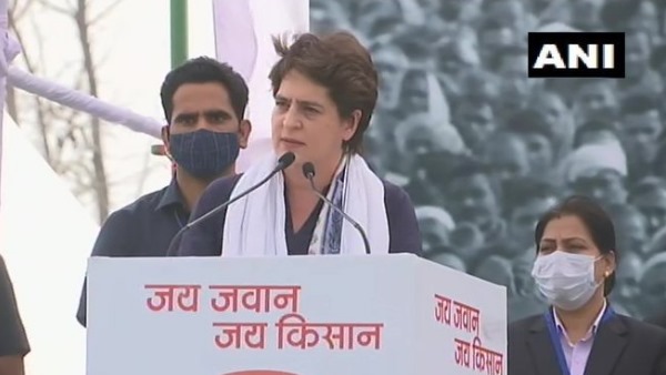 priyanka gandhi in meerut kisan mahapanchayat says This government is running for industrialists priyanka gandhi in meerut kisan mahapanchayat says This government is running for industrialists