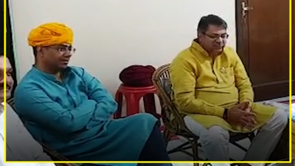 Rajasthan BJP state president Satish Poonia met Gujjar leader Colonel Kirori Singh Bainsla Rajasthan BJP state president Satish Poonia met Gujjar leader Colonel Kirori Singh Bainsla
