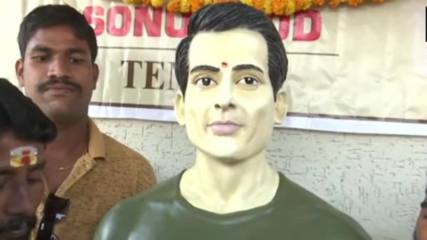 सोनू के सम्मान में एक मंदिर भी बनाया