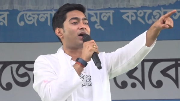 TMC leader Abhishek Banerjee challenge bjp leaders, speak for only 2 minutes in Bengali in rally TMC leader Abhishek Banerjee challenge bjp leaders, speak for only 2 minutes in Bengali in rally