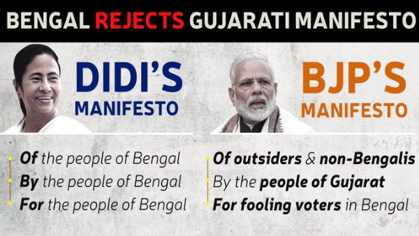 tmc called bjp manifesto non Bengali Gujarati Manifesto tmc called bjp manifesto non Bengali Gujarati Manifesto
