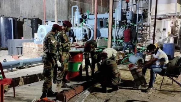 agra Oxygen Plant Work Completed by Help Of Army agra Oxygen Plant Work Completed by Help Of Army