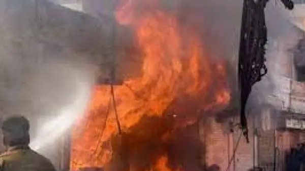 explosion in firecracker factory in bijnor five people lost life explosion in firecracker factory in bijnor five people lost life