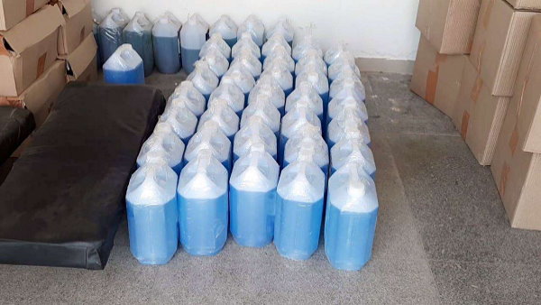fake sanitizer in vadodara: City police seized Rs 50 Lakhs Fake Sanitizer fake sanitizer in vadodara: City police seized Rs 50 Lakhs Fake Sanitizer