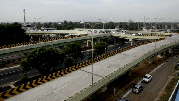 Haryana Deputy Chief Minister Dushyant Chautala inaugurates Four-lane flyover on Gurugram-Faridabad road Haryana Deputy Chief Minister Dushyant Chautala inaugurates Four-lane flyover on Gurugram-Faridabad road
